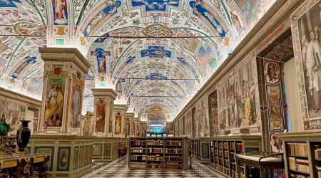 Sala Sixtina de la Biblioteca Apostólica Vaticana.