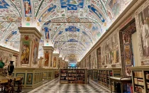 Sala Sixtina de la Biblioteca Apostólica Vaticana.