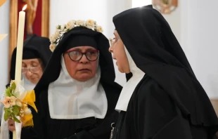 La salvadoreña María Magdalena García Ventura realizó su profesión perpetua como salesa en Granada (España). Crédito: Arzobispado de Granada.