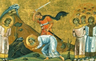 El martirio de San Aretas. Crédito: Dominio público.