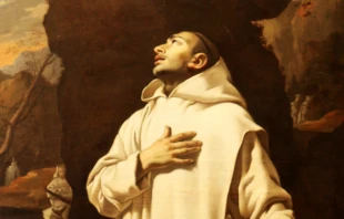 San Bruno en oración Crédito: Dominio Público - Wikimedia Commons