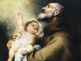 Este es el “santo feliz” que recibió al Niño Jesús de manos de la Virgen María