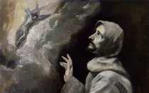 San Francisco de Asís recibiendo los estigmas de Cristo, en pintura de El Greco.