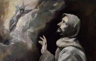 San Francisco de Asís recibiendo los estigmas de Cristo, en pintura de El Greco. Crédito: El Greco / Dominio público.