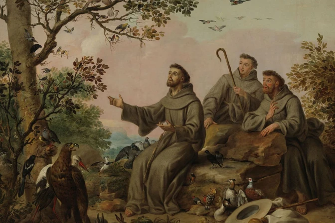 San Francisco de Asís, aves