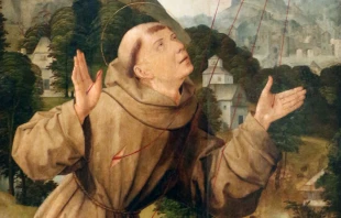 Parte de la pintura de Frei Carlos "San Francisco recibe los estigmas" del siglo XVI. Crédito de la fotografía: Sailko (CC BY 3.0)