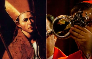 Imagen referencial de la sangre de San Genaro licuada. Crédito: Wikipedia Commons