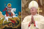Cardenal Dolan: San Jorge anima a matar los dragones de la vida 23042024