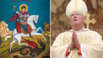 Cardenal Dolan: San Jorge anima a "matar dragones" de la vida como el pecado y el odio.
