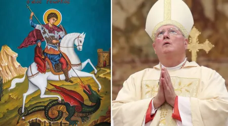 Cardenal Dolan: San Jorge anima a matar los dragones de la vida 23042024