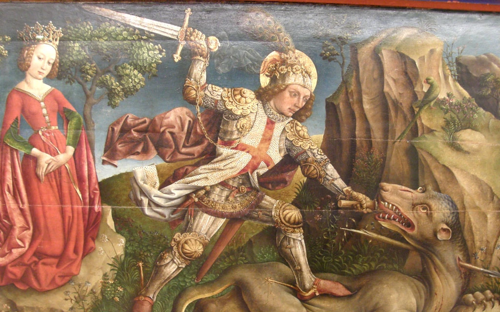 San Jorge mata al dragón, pintura de Jost Haller?w=200&h=150