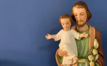 San José y el Niño Jesús.