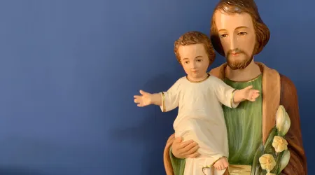 San José y el Niño Jesús.