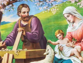 Así ayudaba la Virgen María a San José en el trabajo y en los gastos de la casa, según Don Bosco