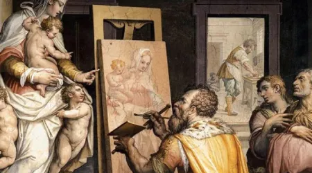 San Lucas pintando a la Virgen María, 1565.