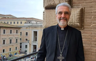 Mons. Luis Marín de San Martín en Roma Crédito: Cortesía de Mons. Marín