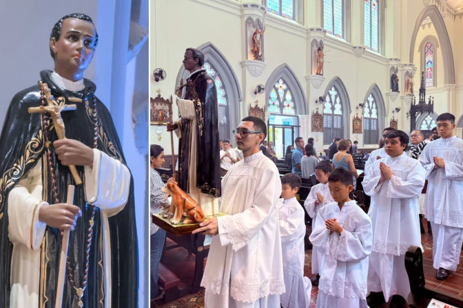 estatua de San Martín de Porres
