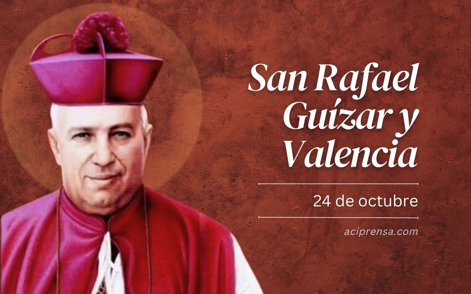 Saint of the day October 24 San Rafael Guízar. Catholic Saints TIme News