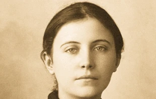 Santa Gema Galgani (foto con filtro fotográfico) Crédito: Dominio Público