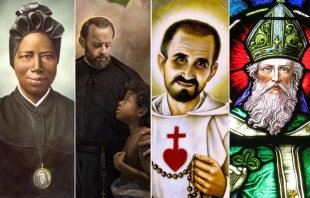 Santa Josefina Bakhita, San Pedro Claver, San Carlos de Foucauld y San Patricio. null