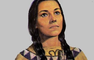 Santa Kateri Tekakwitha Crédito: Secretaría General del Sínodo