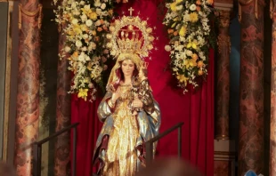 Santa María de la Antigua, Patrona de Panamá, coronada el 9 de septiembre de 2025. Crédito: Archidiócesis de Sevilla.