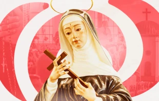 Santa Rita de Casia Crédito: Fcaebook - Santuário Santa Rita de Cássia MG