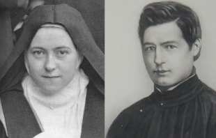 Santa Teresita de Lisieux y San Teófano Vénard Crédito: Dominio público