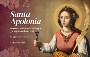 null Santa Apolonia, 9 de febrero / ACI Prensa