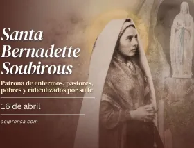 Hoy recordamos a Santa Bernardette Soubirous, vidente de la Virgen de Lourdes