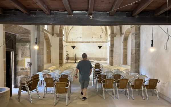 Parroquia de Santa María Magdalena en Poo de Cabrales (Asturias). Crédito: Nicolás de Cárdenas / ACI Prensa.