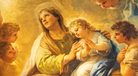 Santa Ana con la Virgen María Niña