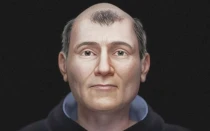 El rostro de Santo Tomás de Aquino revelado.