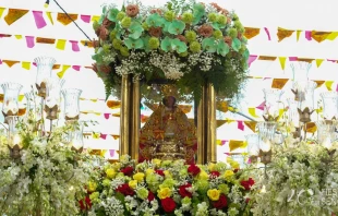 Una imagen del Santo Niño es llevada en procesión en Cebú, en el centro de Filipinas, el 18 de enero de 2026. Crédito: Arquidiócesis de Cebú