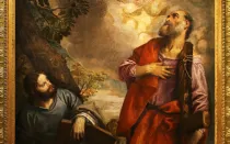 Apóstoles Santiago el Menor y Felipe (imagen recortada)