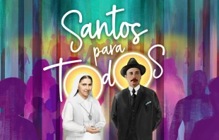 Poster promocional de la campaña "Santos para Todos". Crédito: Arquidiócesis de Caracas.