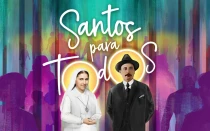 Poster promocional de la campaña "Santos para Todos".