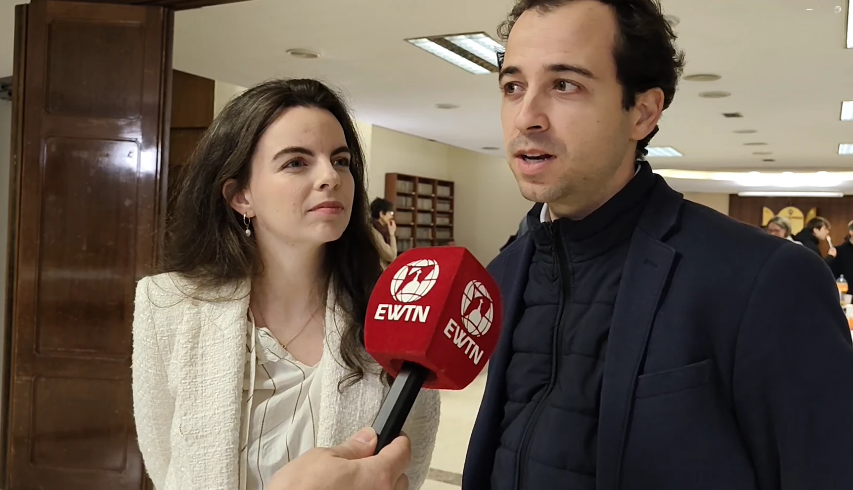 Sara y Pablo han hecho un camino para ver "dónde está el Señor en esto", tras fallecer sus hijos Inés y José. Crédito: Nicolás de Cárdenas / ACI Prensa.