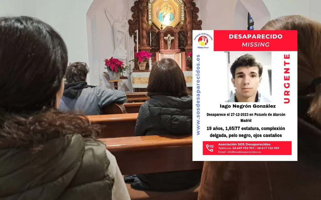 Adoración ante el Santísimo sacramento en el santuario de Nuestra Señora de Schoenstatt por el joven católico desaparecido Iago Negrón González.?w=200&h=150