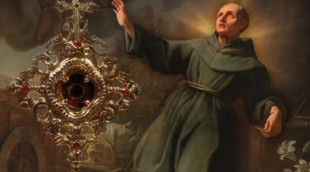 Cartel de visita de la reliquia