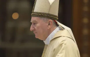 Cardenal Pietro Parolin, Secretario de Estado del Vaticano, se pronuncia tras ataque contra el primer ministro de Eslovaquia Crédito: Daniel Ibáñez / ACI Prensa