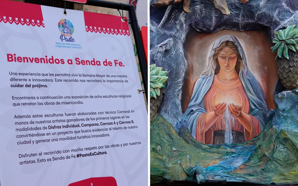 "Senda de Fe", instalada por la Alcaldía de Pasto (Colombia).?w=200&h=150