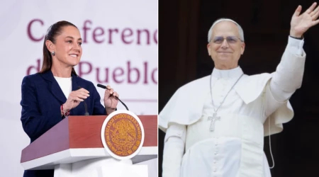 Claudia Sheinbaum invitó al Papa León XIV a visitar México