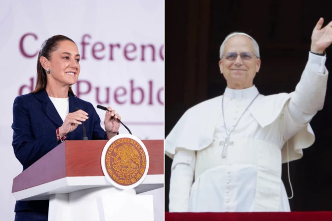Claudia Sheinbaum invitó al Papa León XIV a visitar México