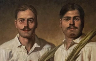 José Eusebio Arnulfo de Jesús Sierra Vera y José Marcelino Anastasio de los Dolores Sierra Vera Crédito: Artista Manuel Farrugia / Diócesis de Celaya