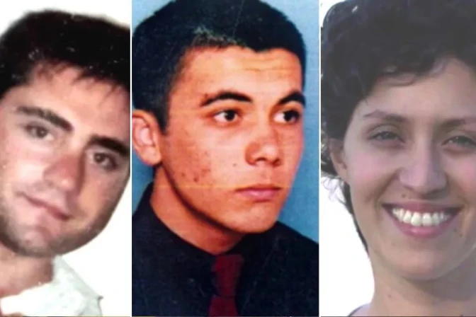 Siervos de Dios Carlos Yaryez, Víctor Schiavoni y María Cruz López