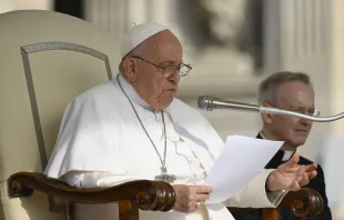 El Papa Francisco reza por las tragedias en Libia y Marruecos, miércoles 13 de septiembre de 2023, Plaza de San Pedro Vatican Media