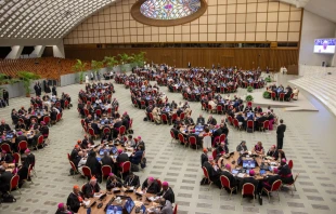 Sínodo de la Sinodalidad, el 4 de octubre de 2023. Crédito: Daniel Ibáñez / ACI Prensa.