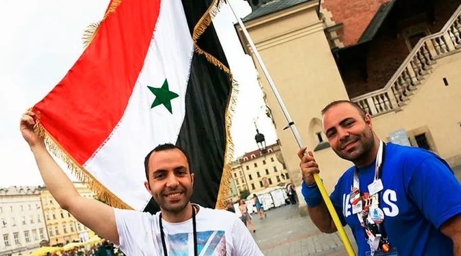 Los hermanos Astfan de Siria. Foto: Kate Veik (ACI Prensa)