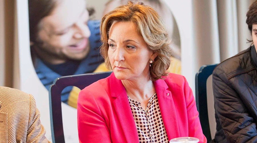 Amaya Azcona, directora general de la Fundación RedMadre / Facebook de Redmadre